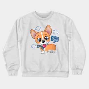 Cute Corgi dog Crewneck Sweatshirt